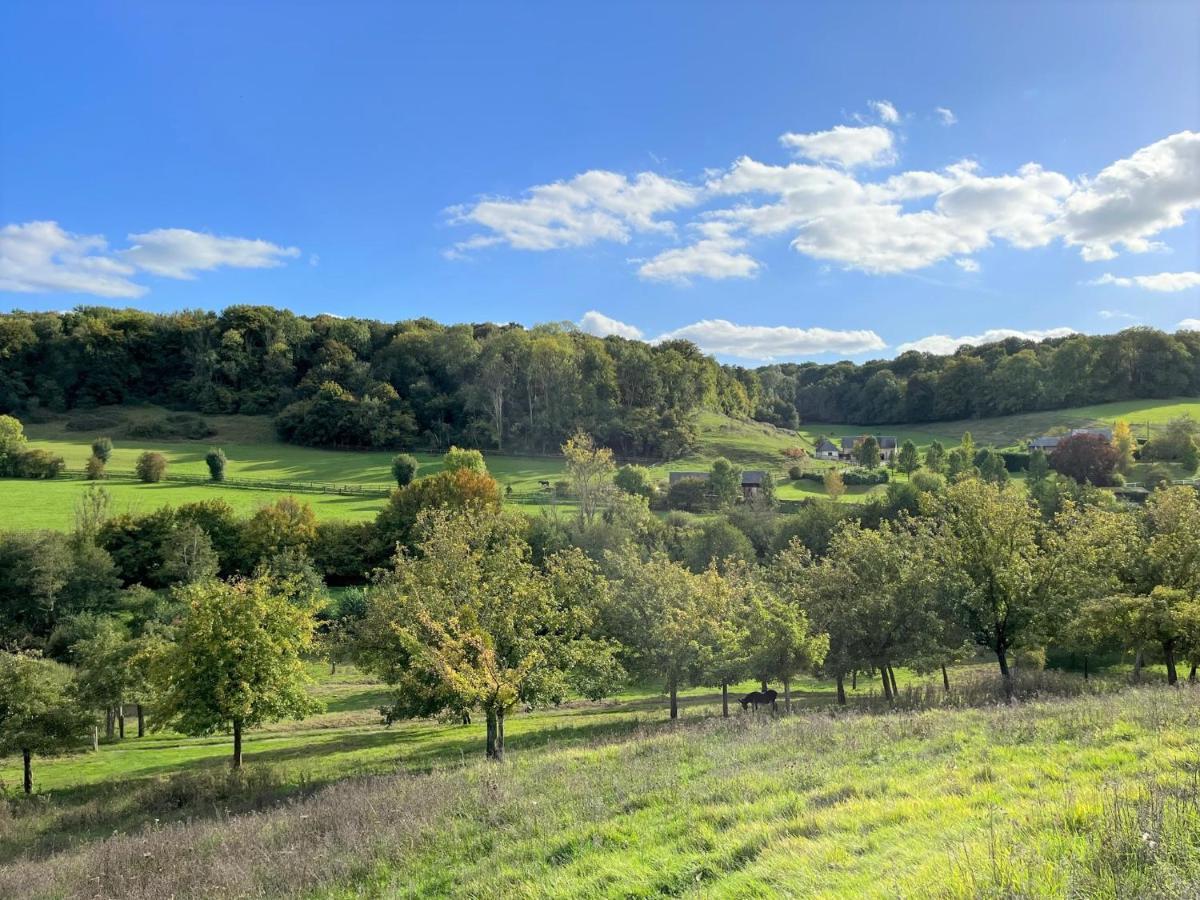 Le Gîte Marguerite - Calvados : vue panoramique sur la Normandie Hermival-les-Vaux Exterior foto