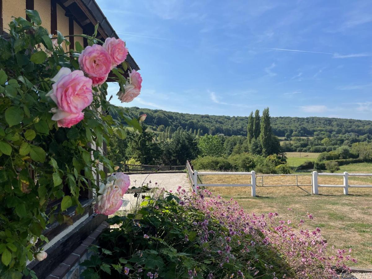 Le Gîte Marguerite - Calvados : vue panoramique sur la Normandie Hermival-les-Vaux Exterior foto